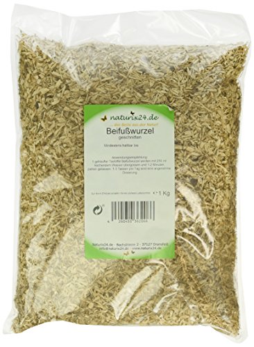 Naturix24 Beifußwurzel geschnitten, 1er Pack (1 x 1 kg) von Naturix24