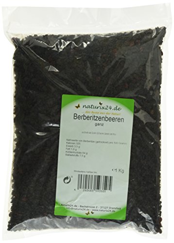 Naturix24 Berberitzenbeeren ganz, 1er Pack (1 x 1 kg) von Naturix24