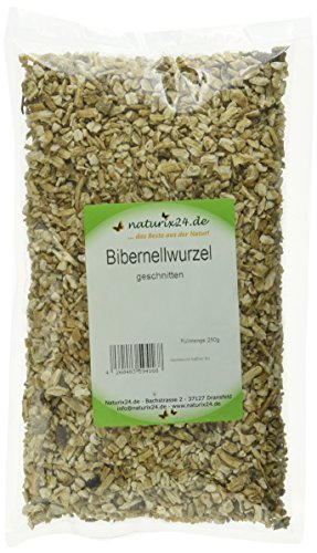 Naturix24 Bibernellwurzel geschnitten, 2er Pack (2 x 250 g) von Naturix24