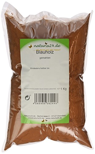 Naturix24 Blauholz gemahlen, 1er Pack (1 x 1 kg) von Naturix24