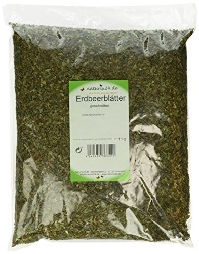 Naturix24 Erdbeerblätter Geschnitten, 1er Pack (1 x 1 kg) von Naturix24