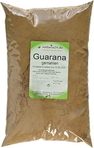 Naturix24 Guarana Pulver, 1er Pack (1 x 1 kg) von Naturix24