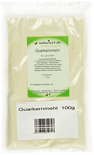 Naturix24 Guarkernmehl E412 – Beutel, 4er Pack (4 x 100 g) von Naturix24