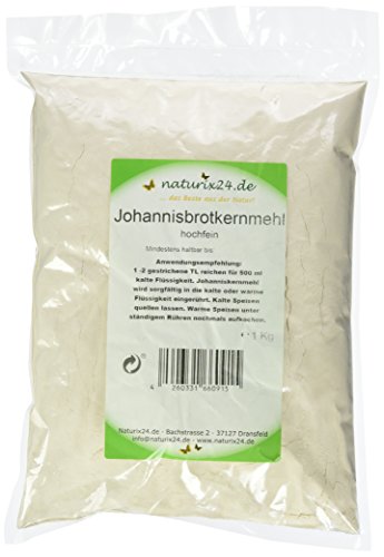 Naturix24 Johannisbrotkernmehl, 1er Pack (1 x 1 kg) von Naturix24