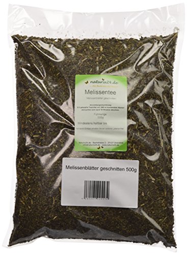 Naturix24 Melissentee, Melissenblätter geschnitten, 2er Pack (2 x 500 g) von Naturix24