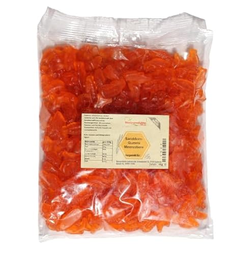 1kg Sanddorn Gummitiere Meerestiere von Naturprodukte-MV