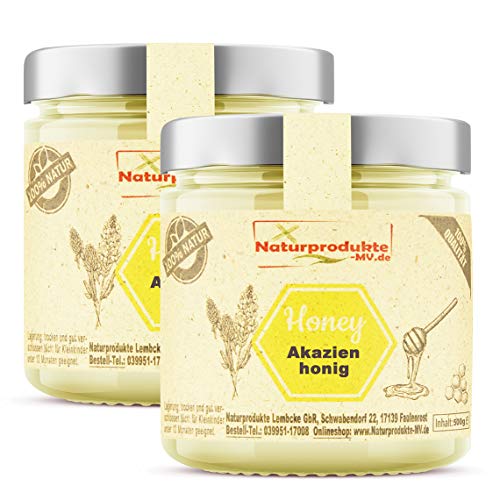 2x 500g Akazienhonig Honig Akazien von Naturprodukte-MV