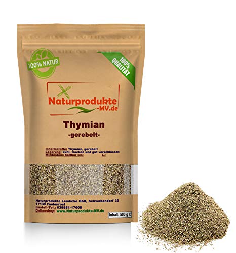 Thymian gerebelt grün (500g) 1A Spitzenqualität von Naturprodukte-MV