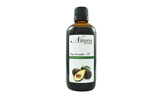 Naturra BIO Avocadoöl 100ml Kaltpressung unraffiniert nativ OMEGA-3 Glasflasche Küchenöl Speiseöl Würzöl von Naturra