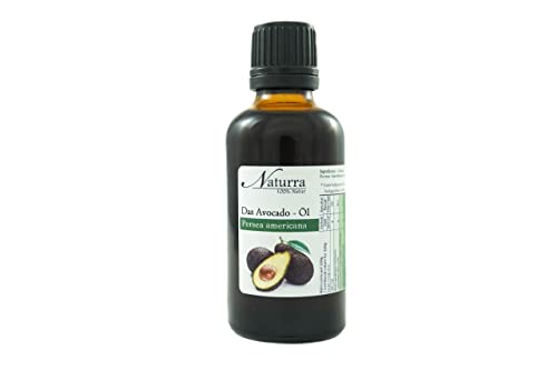 Naturra BIO Avocadoöl 50ml Kaltpressung unraffiniert nativ OMEGA-3 Glasflasche Küchenöl Speiseöl Würzöl von Naturra