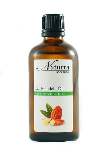 Naturra BIO Mandelöl kaltgepresst nativ 100ml Speiseöl in lichtgeschützter Apothekerflasche von Naturra