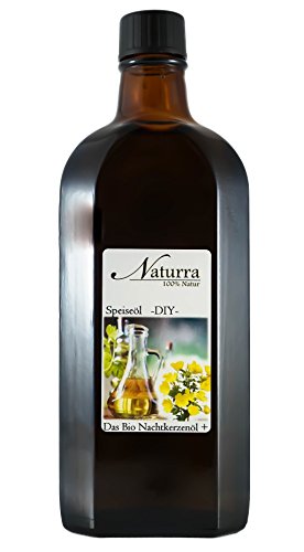 Naturra BIO Speiseöl Nachtkerzenöl DUO mit Johanniskrautöl 250ml Glas von Naturra