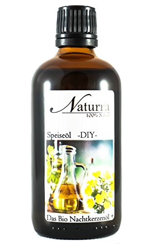 Naturra BIO Speiseöl Nachtkerzenöl DUO mit Mandelöl 100ml Glas von Naturra