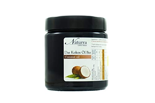 Naturra Bio Kokosöl kaltgepresst 100g Glas unraffiniert vegan nativ Naturkosmetik Rohware kba von Naturra