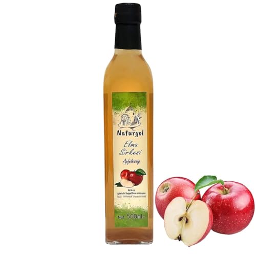 Naturyol Premium Apfelessig – 500 ml | Natürlich & Aromatisch für Salate, Marinaden & Dressings von Naturyol