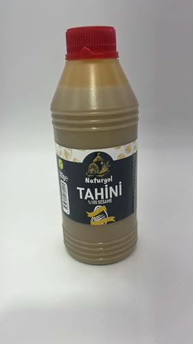 Naturyol Sesampaste/Tahini/Pergamo /100% natürlich/Ohne Konservierungsstoffe/Farbstoffe/Aromastoffe/Vegan/Glutenfrei/ (500gr 1er Sparpaket) von Naturyol