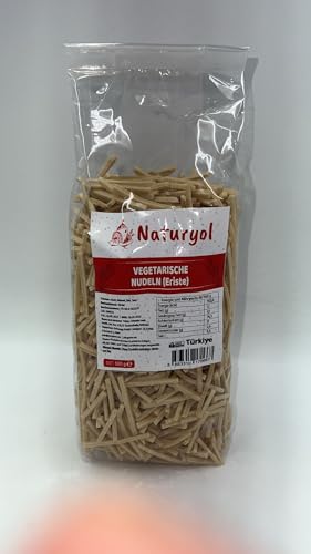 Naturyol Vegetarische Nudeln mit Gemüse, 500 g, Bunt (500g, Vegetarische) von Naturyol