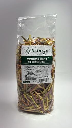 Naturyol Vegetarische Nudeln mit Gemüse, 500 g, Bunt (500g, Vegetarische mit Gemüse) von Naturyol