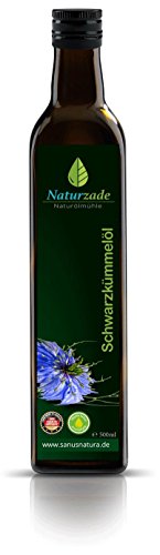 Naturzade Schwarzkümmelöl 500ml Gefiltert Glasflasche, kaltgepresst, direkt vom Hersteller von Naturzade