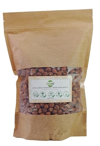 Haselnusskerne Ungesalzene 1Kg | 100% natürlich | PREMIUM | 100% Keto | Vegan und Vegetarisch | von Natuvid