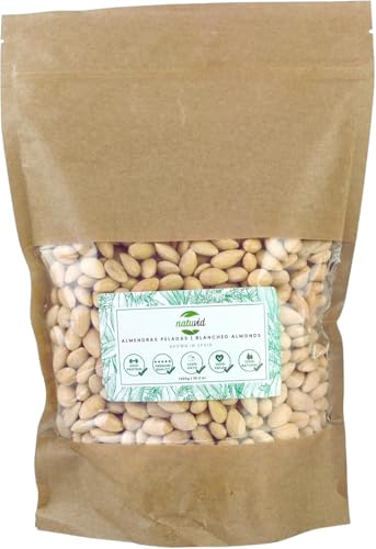 NATUVID Spanische rohe Mandeln ohne Haut | PREMIUM | 100% natürlich | 1 kg | Vegan und Vegetarisch von Natuvid