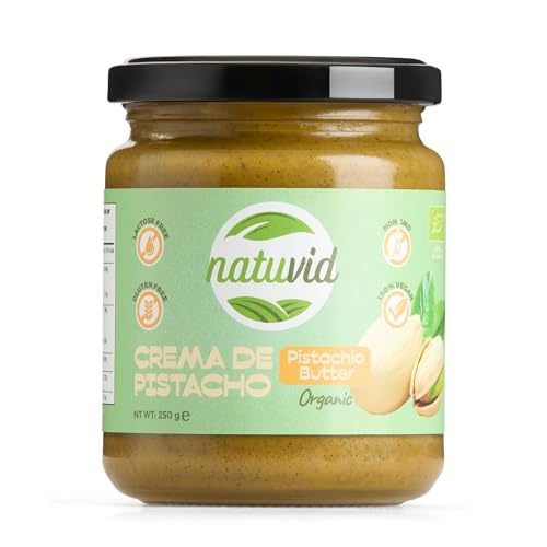 Pistaziencreme Natuvid | 100% BIO | 250g | GLUTENFREI | LAKTOSEFREI | 100% VEGAN | NICHT-GVO von Natuvid