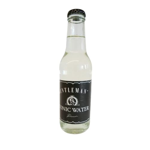 Gentleman's Tonic Water – Hochwertiges Tonic mit hohem Chiningehalt und floralen, sizilianischen Zitrusnoten – 0,2L – Ohne Farb-, Süß- oder Konservierungsstoffe von Navis