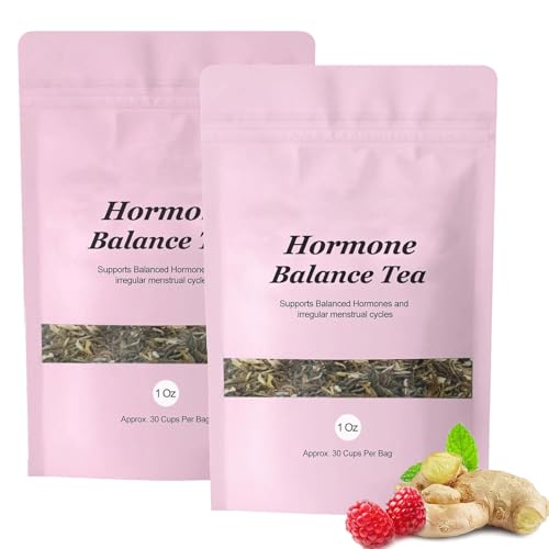 Hormonausgleichstee, Hormonausgleichstee Für Frauen, Bio-Hormon-Brennnesselblättertee (2Bags) von Nbzsmlkn