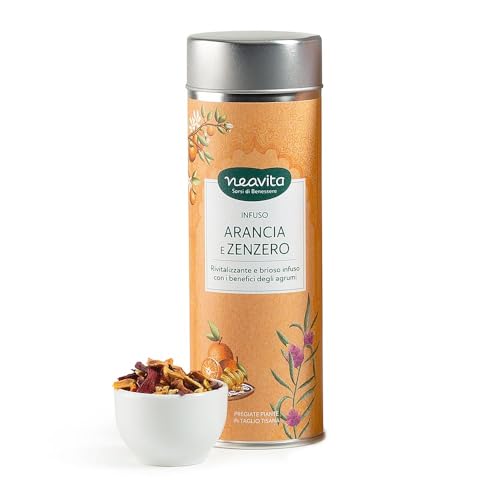 Neavita Arancia E Zenzero Infuso Di Frutta Silver Tin Barattolo Sfuso 100 g von Neavita