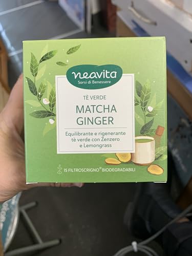 Neavita Grüner Tee Matcha Ingwer 15 FilterSchatulle von Neavita