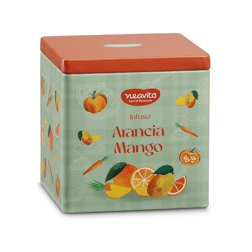 Neavita Infuso Arancia E Mango Filtroscrigno In Square Tin Happy Fruits Verde von Neavita