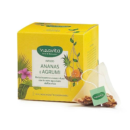 Neavita Infuso Biologico Ananas E Agrumi, 15 Filtroscrigno Da 3,5g von Neavita