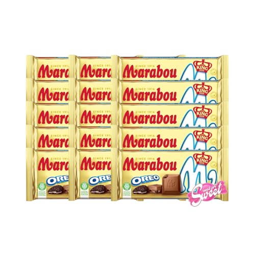 15x Marabou Oreo 220g Milchschokolade kombiniert mit dem beliebtesten Keks der Welt! von Needforsweet