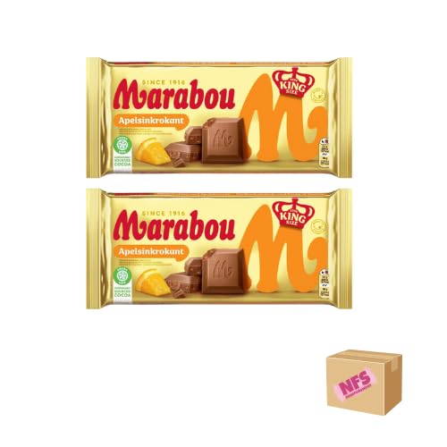 2x 220g Marabou Apelsin Duo im Needforsweet-Karton – Schwedische Schoko-Tradition mit Orangenkick! von Needforsweet