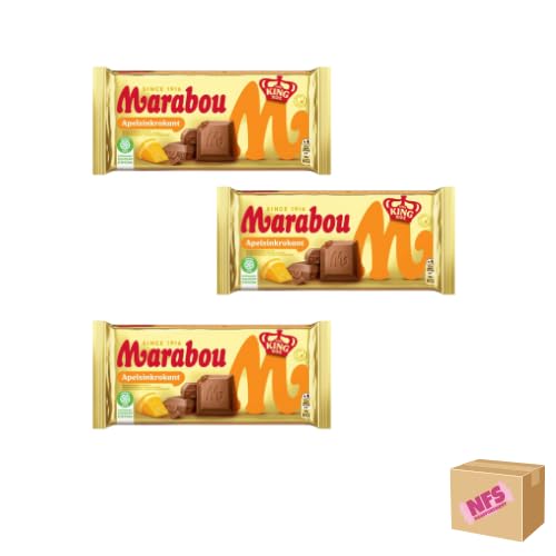 3x 220g Marabou Apelsin Duo im Needforsweet-Karton – Schwedische Schoko-Tradition mit Orangenkick! von Needforsweet