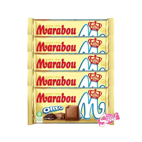 5x Marabou Oreo 220g Milchschokolade kombiniert mit dem beliebtesten Keks der Welt! von Needforsweet