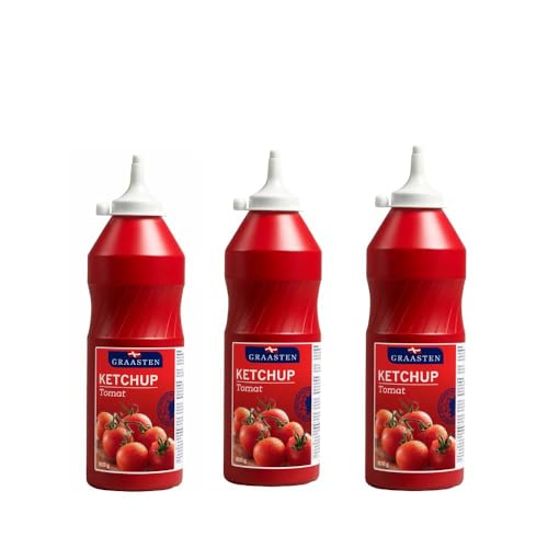 Dänisches Ketchup-Trio - 3x 800g Premium Ketchup - Graasten von Needforsweet