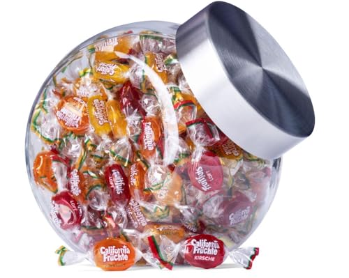 Fruchtiges Vergnügen: California Früchte im Bonbonglas (750g) von Needforsweet