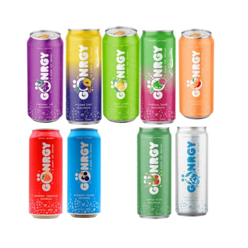 Gönergy Energy Drink – 18er Masterpack– 9 einzigartigen Geschmacksbomben probiere dich durch unglaubliche Sorten von Needforsweet