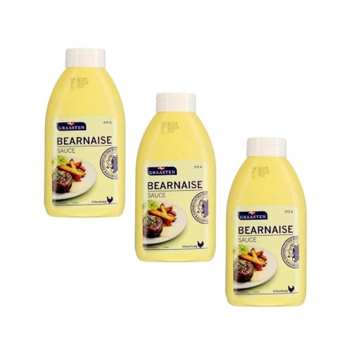 Graasten Bearnaise Sauce 3x375g - Perfekt für Steak, Fisch und Gemüse - Der kulinarische Genuss by Needforsweet von Needforsweet