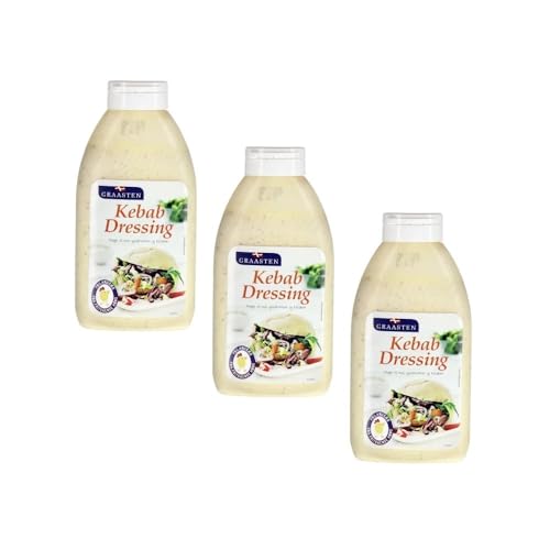 Graasten Kebab Dressing 3x 425g - Köstlicher Geschmack für Döner, Burger und mehr by Needforsweet von Needforsweet