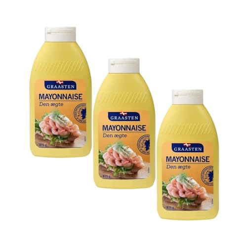 Graasten Mayonnaise 3er Pack 3x 375g - Premium Qualität für deine Lieblingsspeisen by Needforsweet von Needforsweet