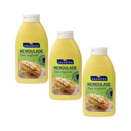 Graasten Remoulade 3er Pack 3x 375g - Authentischer Geschmack, den jeder liebt, perfekt für Sandwiches by Needforsweet von Needforsweet