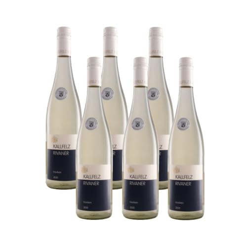 Kallfelz Rivaner Weißwein Trocken - 6x 0,75L Genuss im Paket - Jahrgang 2021 12,0 Vol von Needforsweet