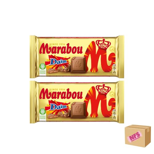 Marabou Daim 2x 220g – Süße Schoko-Karamell-Fusion aus Schweden im NeedforSweet-Karton von Needforsweet