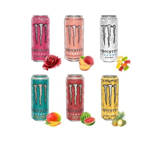 Monster Ultra Zuckerfrei Mix-Set - 6x0,5L Diverse Geschmacksrichtungen von Needforsweet