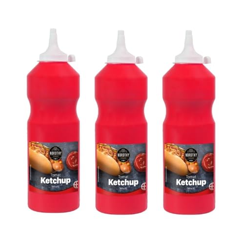 Nordthy Ketchup 3er Pack (2700ml) - Genuss in Flaschen von Needforsweet