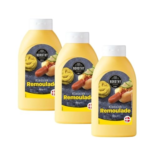 Nordthy Remoulade - 3er Pack á 400ml - Perfekte Begleitung für Sandwiches von Needforsweet