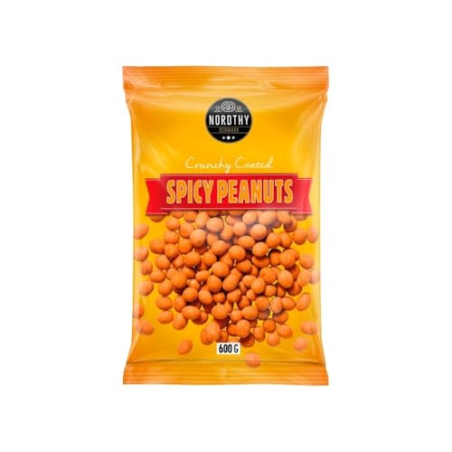 Nordthy Spicy Peanuts 600g - Der ultimative scharfe Erdnuss-Snack für Partys und Filmabende by Needforsweet von Needforsweet