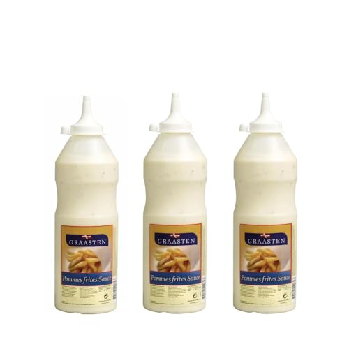 Premium Danish Pommes Fries Sauce Trio Pack - 3x 900g für echte Kenner von Needforsweet